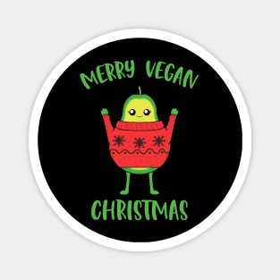 Merry Vegan Christmas Magnet